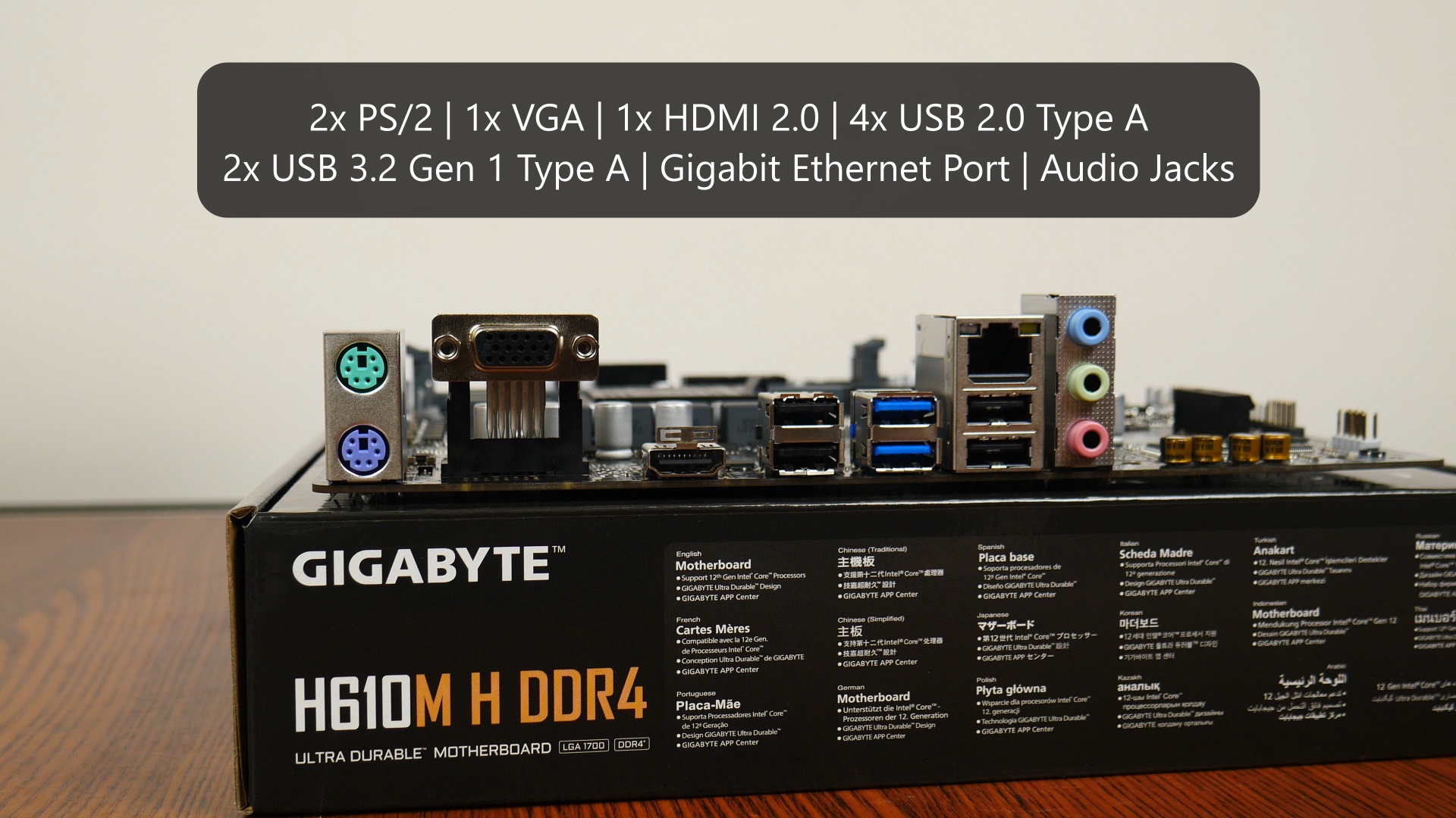 Gigabyte H610M H DDR4 Motherboard - Unboxing & Overview